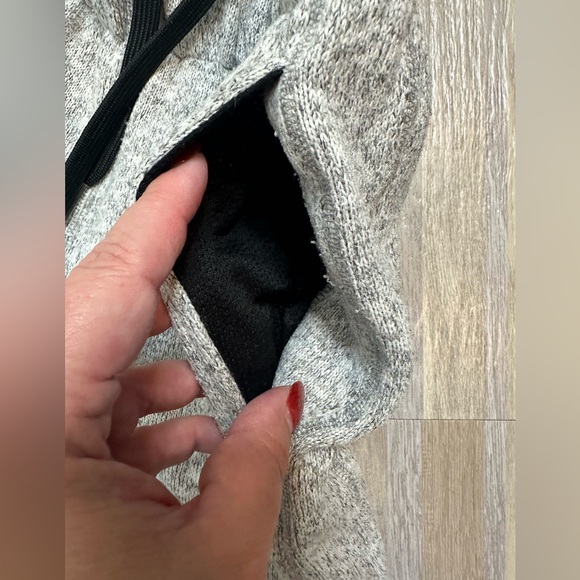 Nike Fleece Heather Gray Sweatpants with Zip Ankles, Women's Size Small - Picture 4 of 15